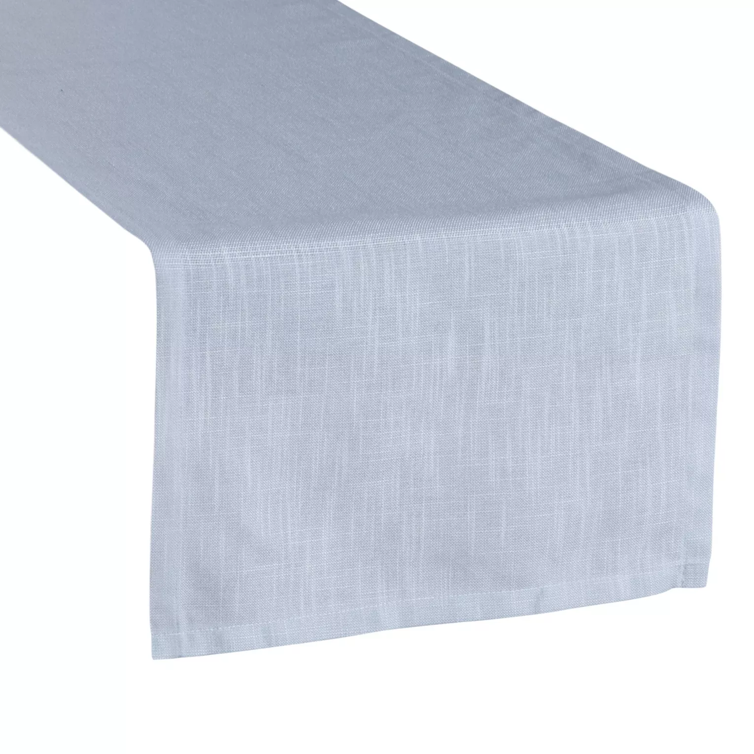 Bieżnik na stół 40x140 cm popielaty SUMMER 8 z gładkiej i miękkiej tkaniny