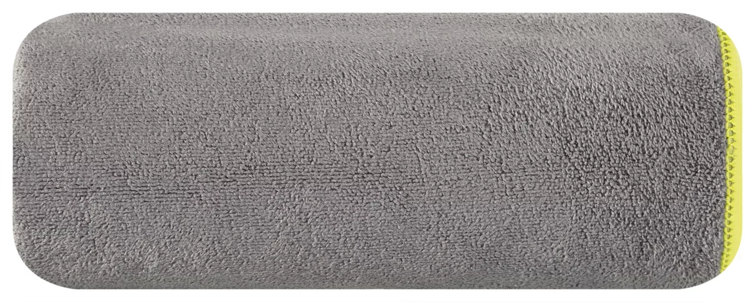 Ręcznik plażowy 80x160 cm z mikrofibry kolor stalowy szybkoschnący 380 g/m2 IGA Eurofirany