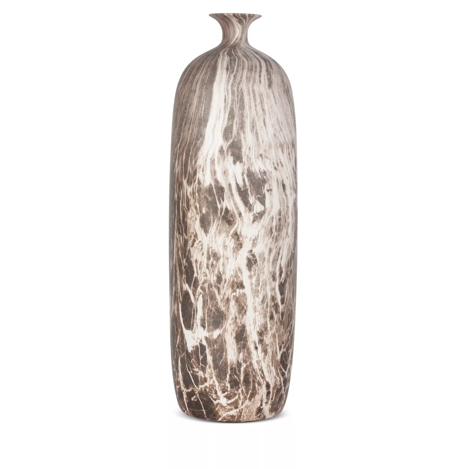 Wazon ceramiczny stalowy dekoracyjny 14x14x21 cm MANDI Eurofirany