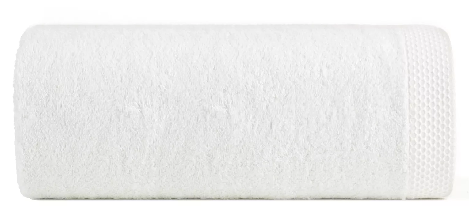 Ręcznik kąpielowy 50X90 cm bawełniany kolor biały 500 g/m2 HARMONY Eurofirany