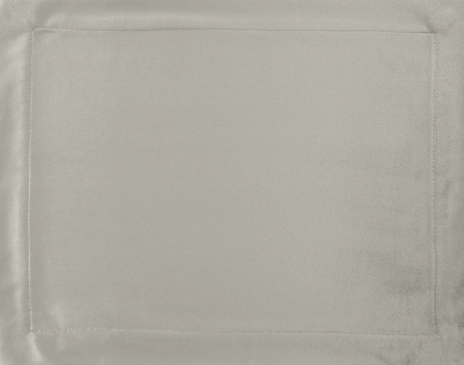 Komplet podkładek 4 szt srebrnych 30x40 cm welwetowych MELINDA z ozdobną listwą