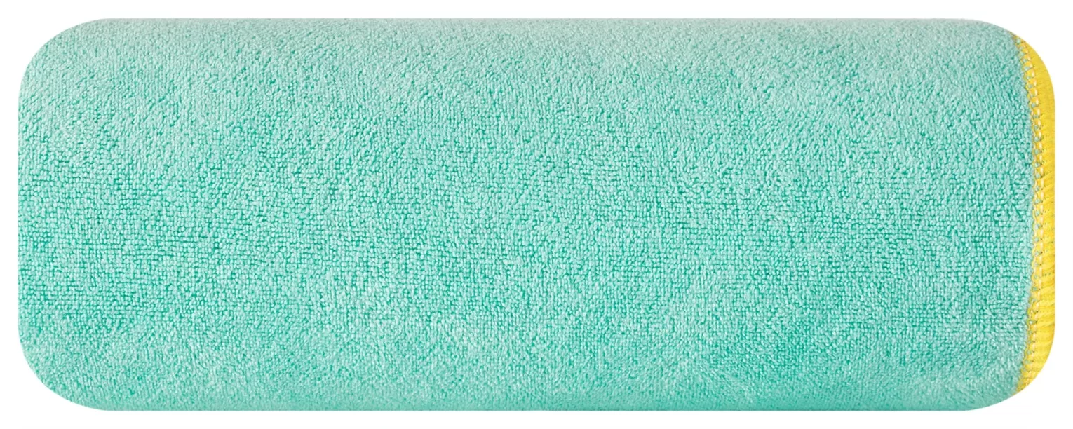 Ręcznik plażowy 80x160 cm z mikrofibry kolor turkusowy szybkoschnący 380 g/m2 IGA Eurofirany
