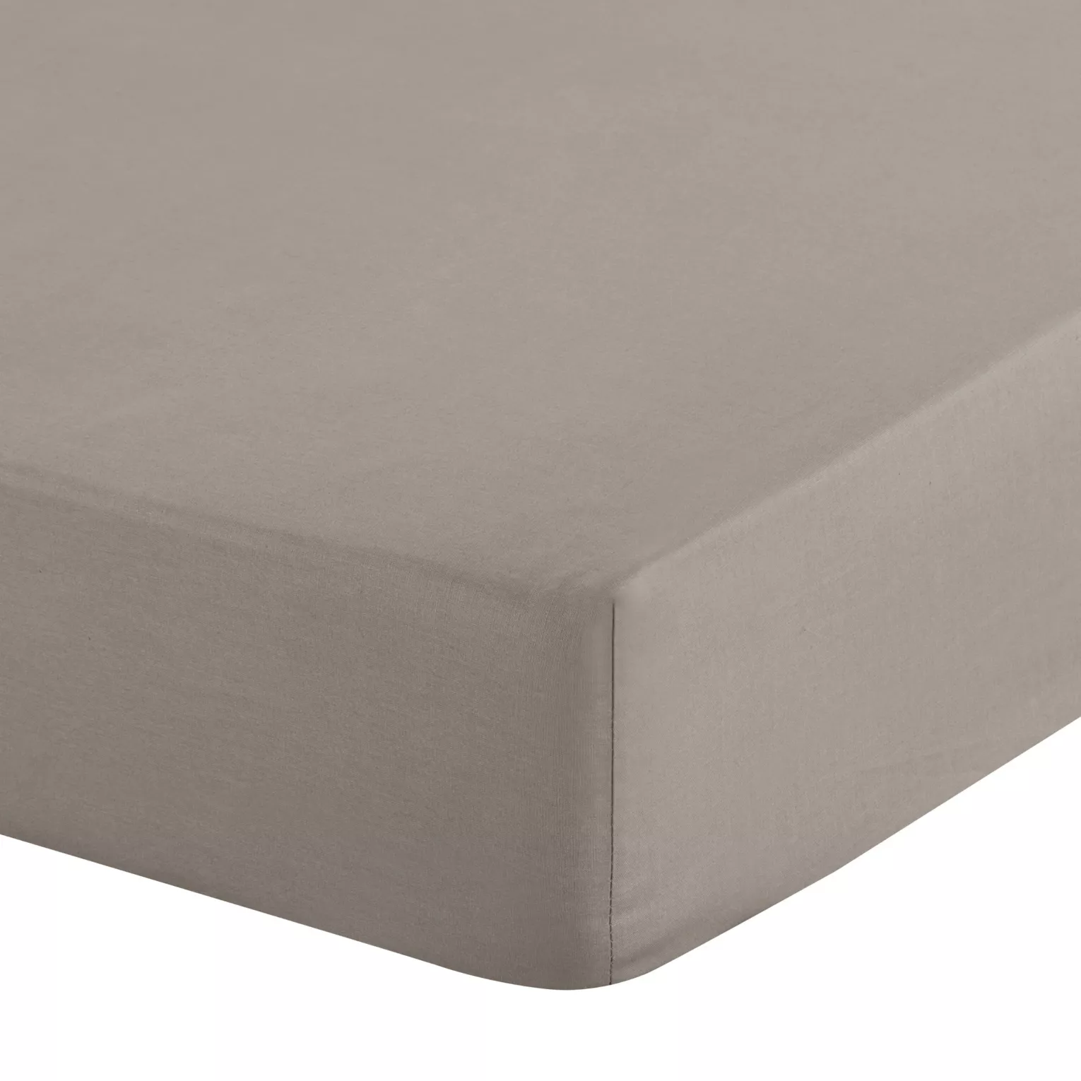 Prześcieradło z gumką 180x200 cm z mikrowłókna kolor jasnoszary 90 g/m2 SOFT Design 91 Eurofirany