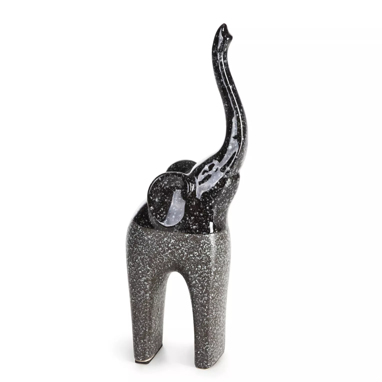 Figurka z glinki ceramicznej stalowa 11x7x30 cm MANDI Eurofirany