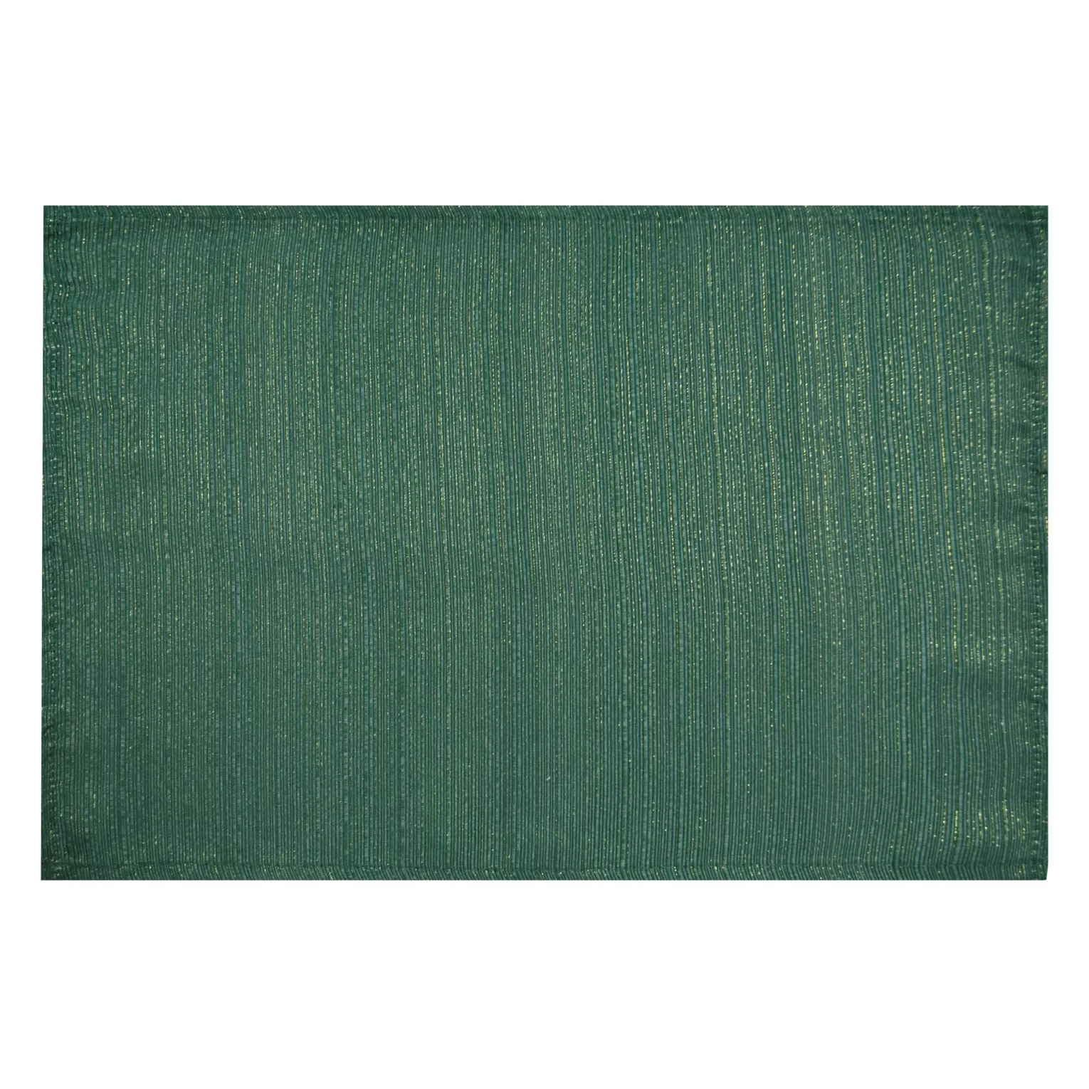 Komplet 4 szt. serwetek zielonych 30x40 cm przetykane błyszczącą nicią - GLAMO Eurofirany