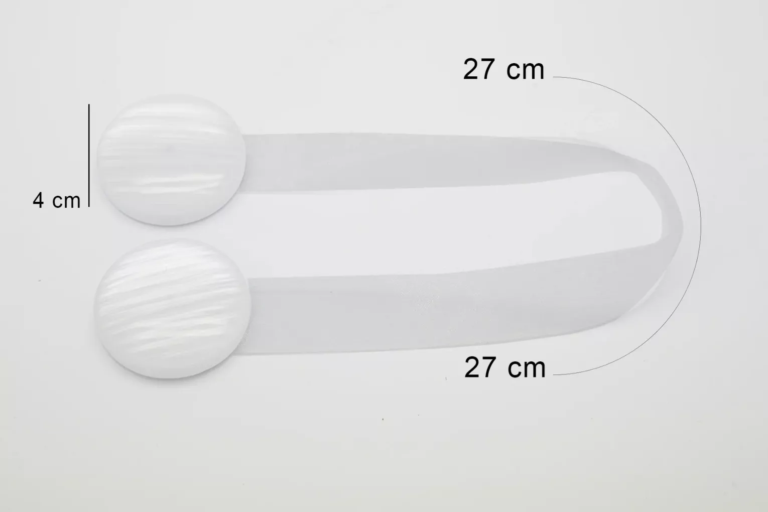 Upinacze do zasłon dekoracyjnych z magnesem, komplet 2 szt. Eurofirany
