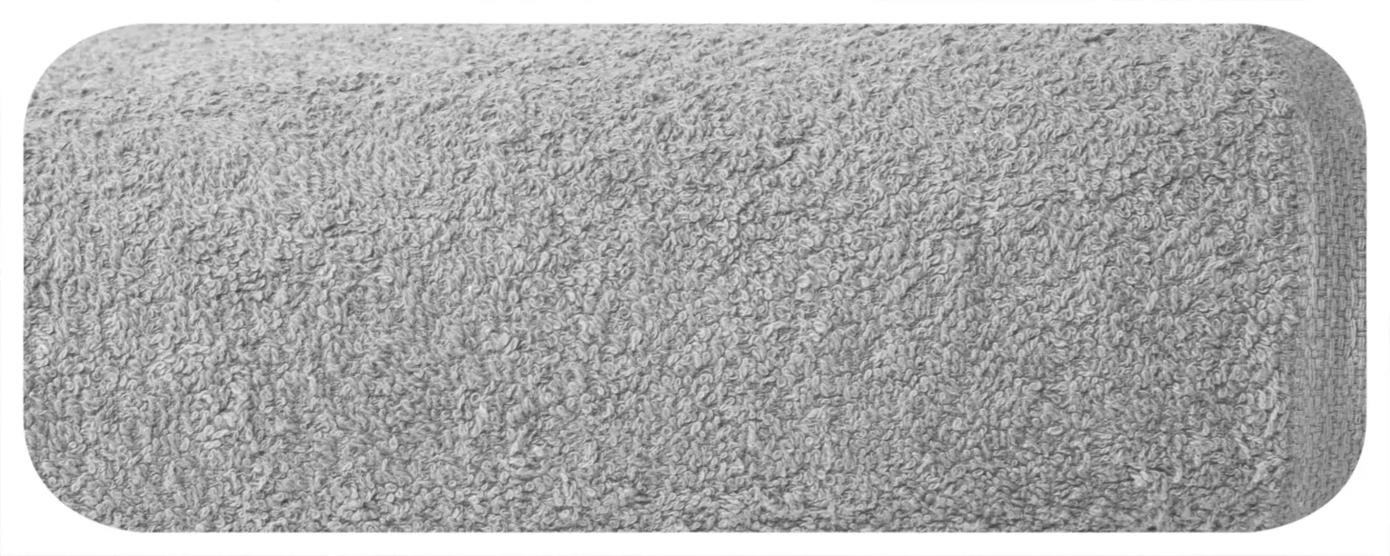 Ręcznik kąpielowy 50x100 cm bawełniany kolor srebrny 400 g/m2 GŁADKI 1 Eurofirany