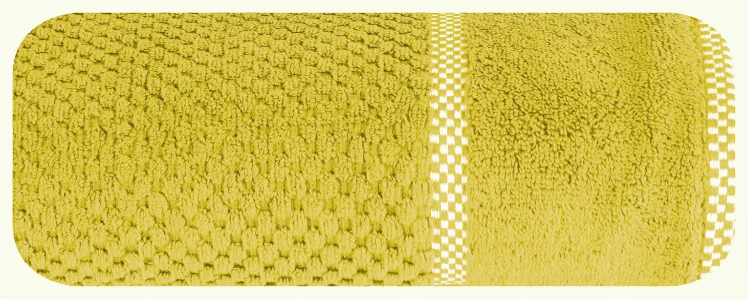 Ręcznik kąpielowy 50X90 cm bawełniany kolor musztardowy 540 g/m2 CALEB Eurofirany