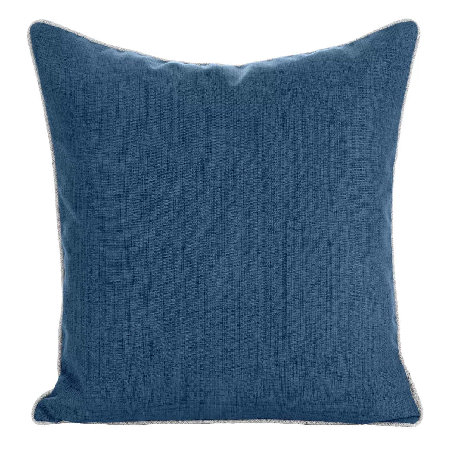 Poszewka na poduszkę 45x45 cm z gładkiej tkaniny wodoodpornej do ogrodu i na taras granatowa GARDEN 3 Eurofirany