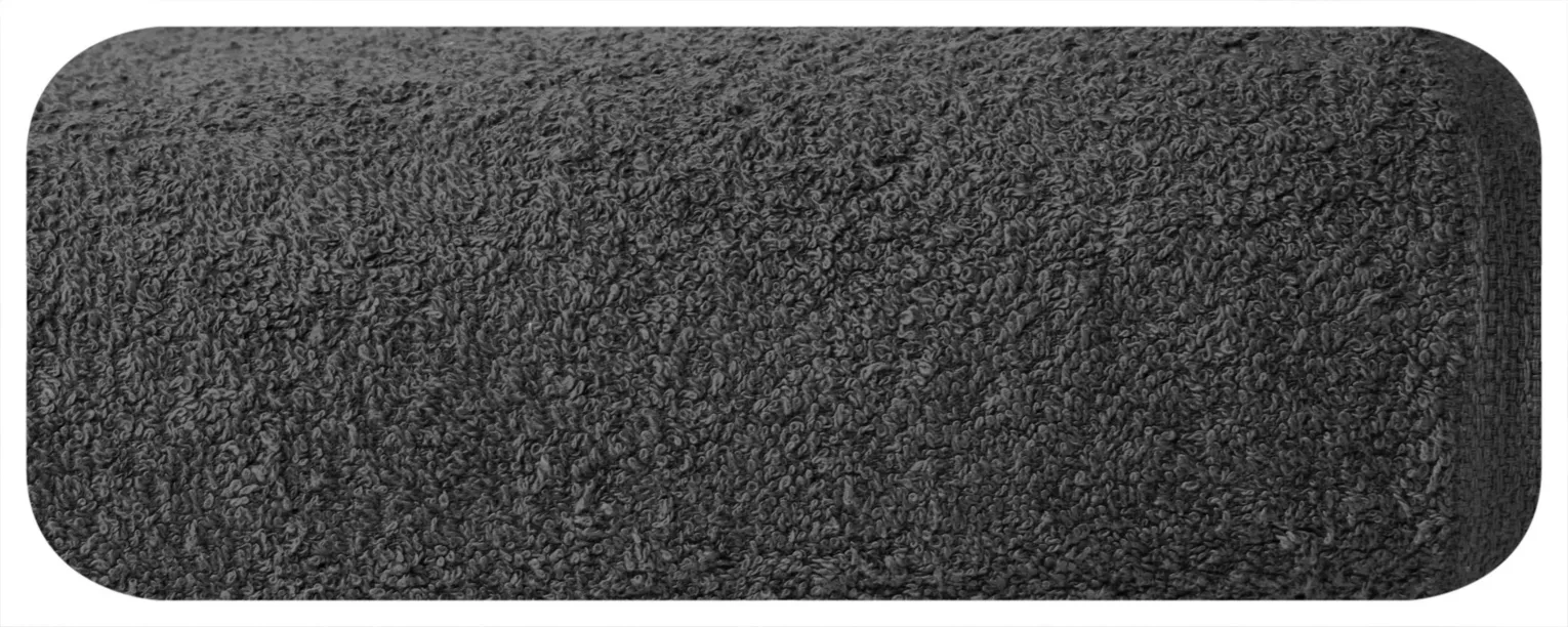 Ręcznik kąpielowy 50x90 cm bawełniany kolor czarny 400 g/m2 GŁADKI 1 Eurofirany