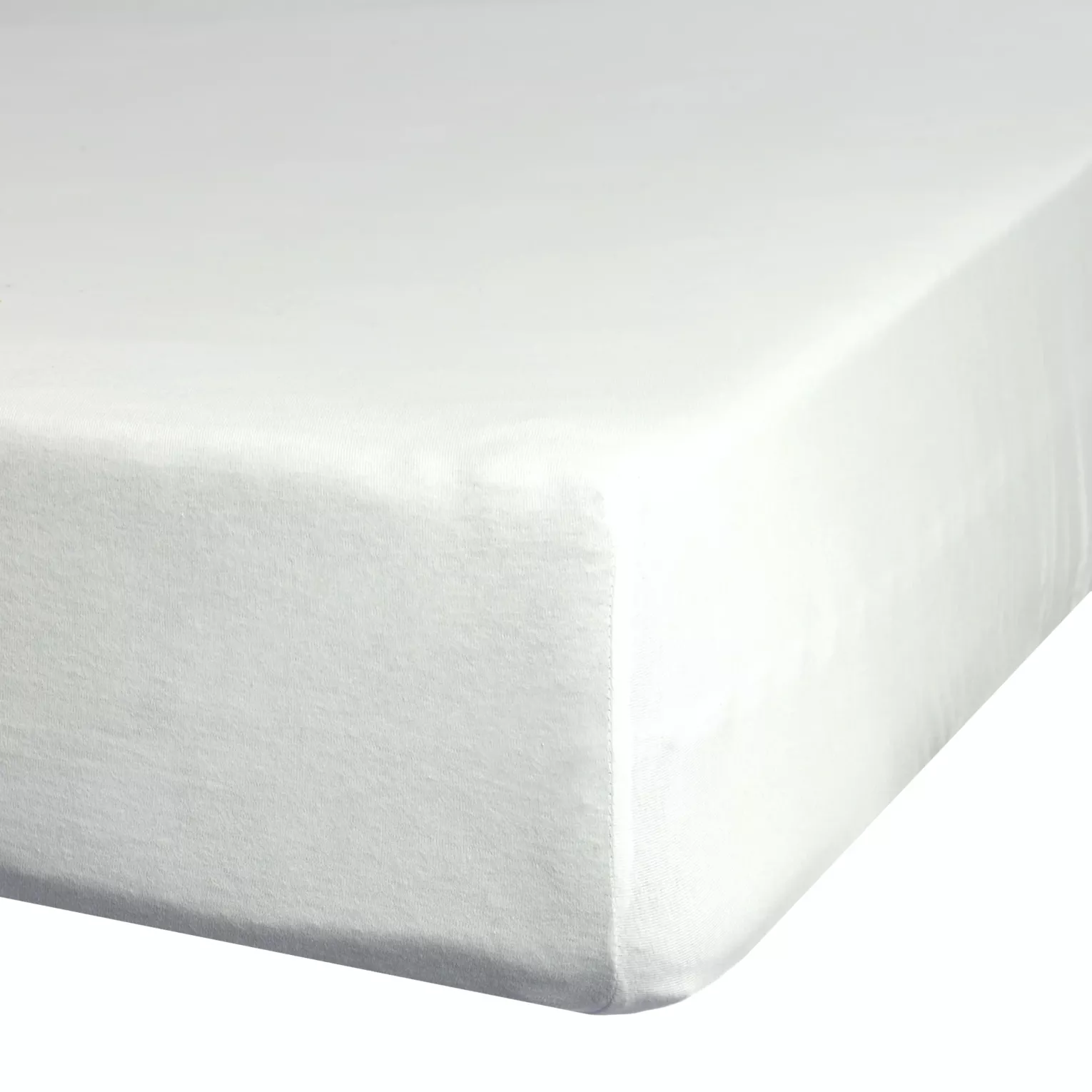 Prześcieradło jersey z gumką 120x200 cm z bawełny kolor kremowy 140 g/m2 Eurofirany