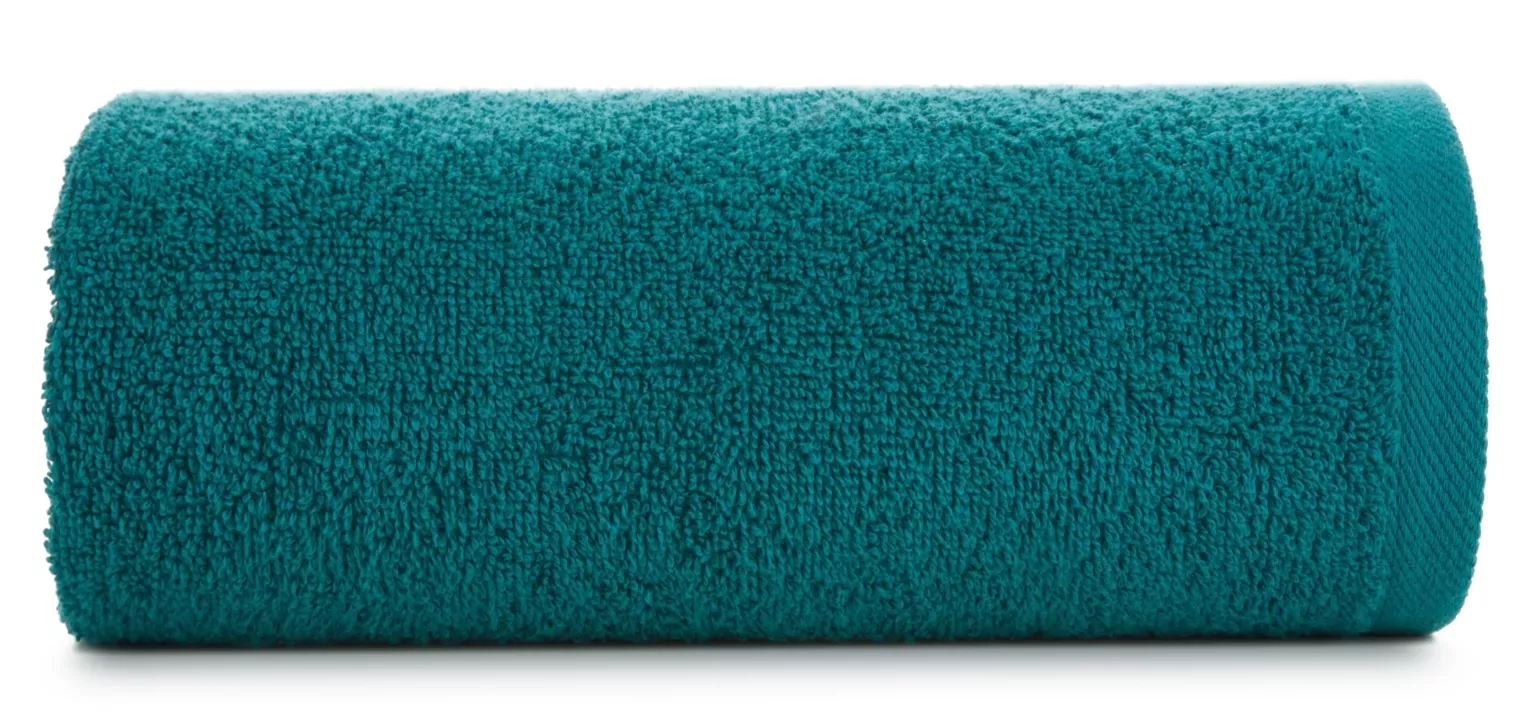 Ręcznik kąpielowy 50x100 cm bawełniany kolor ciemnoturkusowy 500 g/m2 GŁADKI 2 Eurofirany