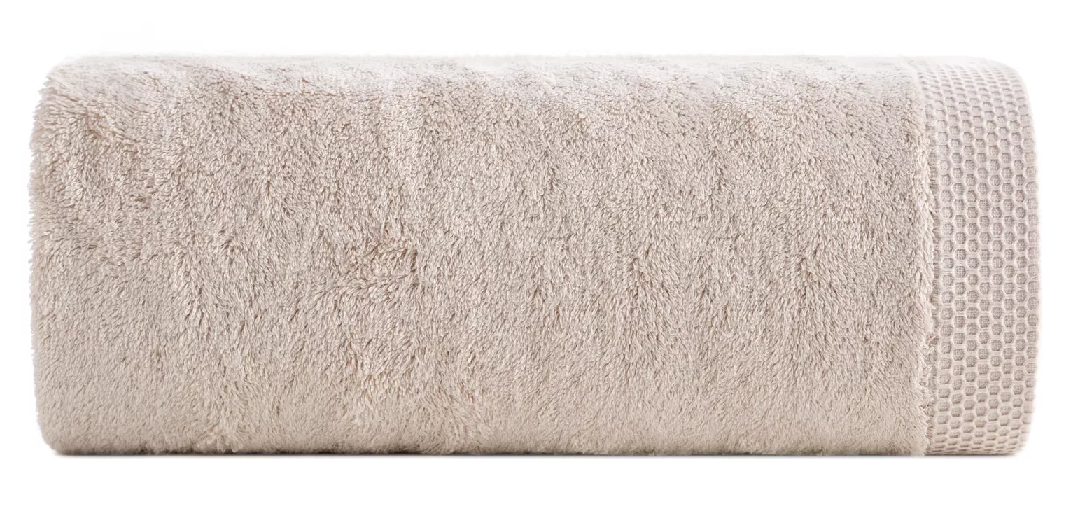 Ręcznik kąpielowy 50X90 cm bawełniany kolor beżowy 500 g/m2 HARMONY Eurofirany