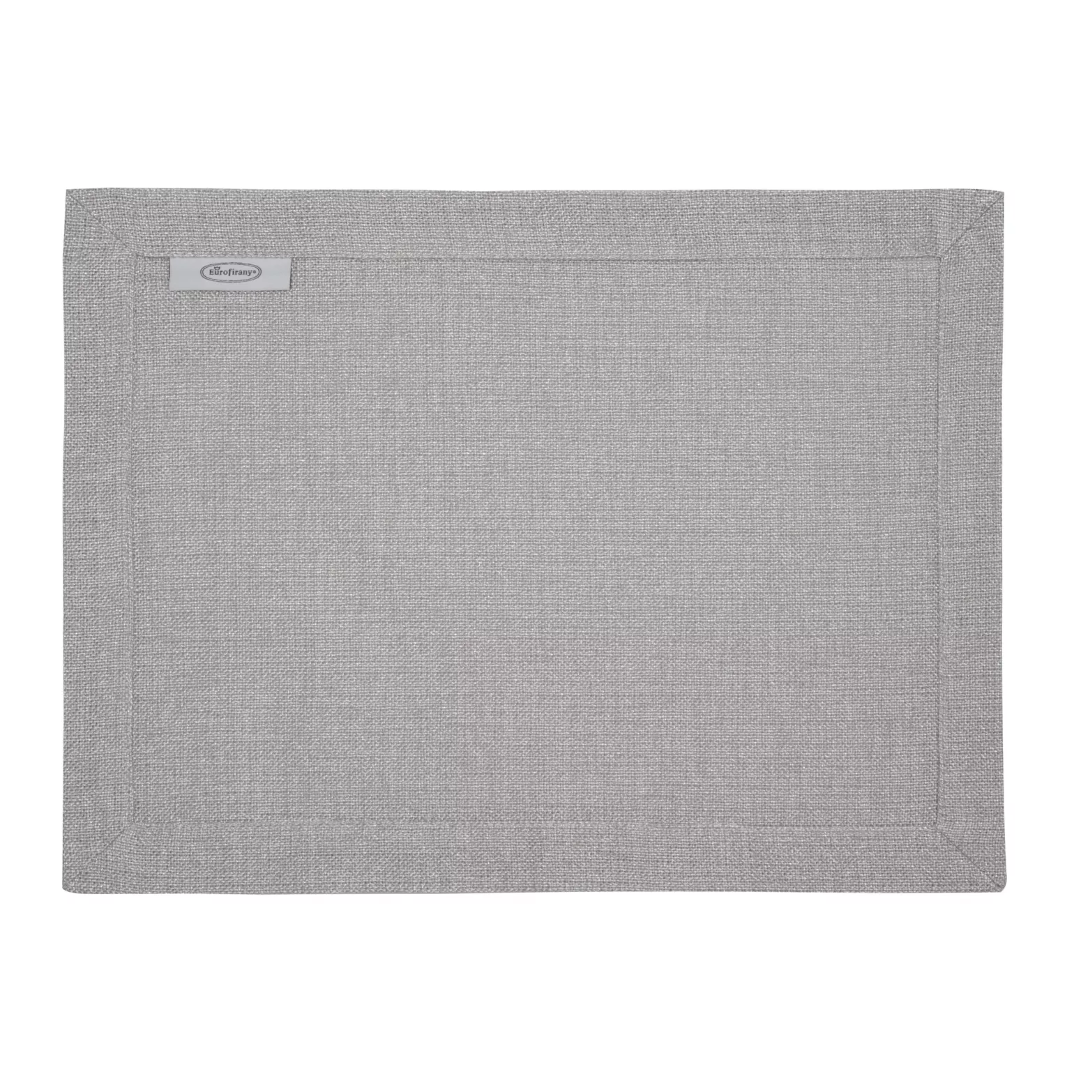 Komplet serwet 4 szt 30x40 cm srebrny STELLA 2 zdobiony listwą