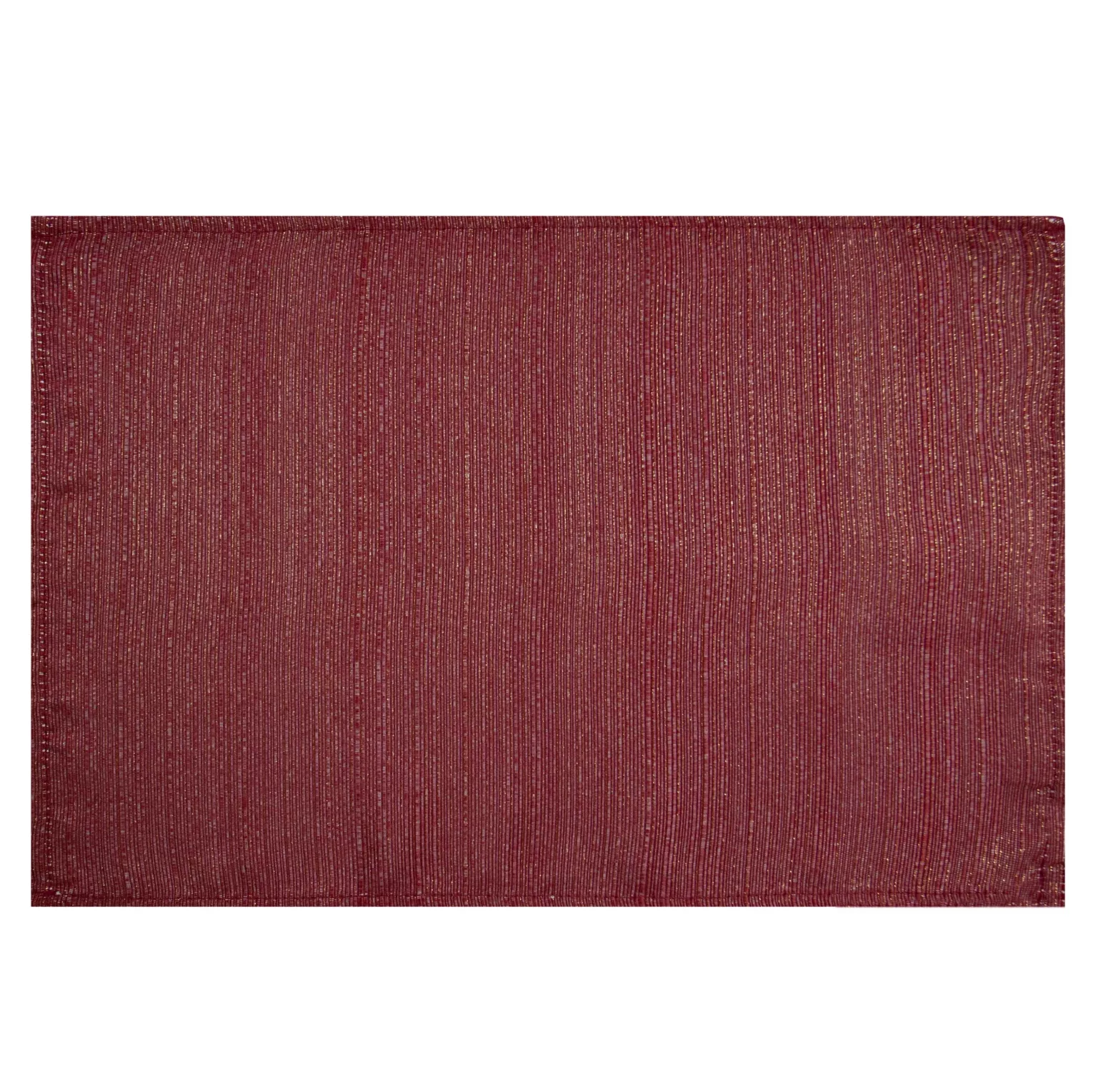 Komplet 4 szt. serwetek bordowych 30x40 cm przetykane błyszczącą nicią - GLAMO Eurofirany