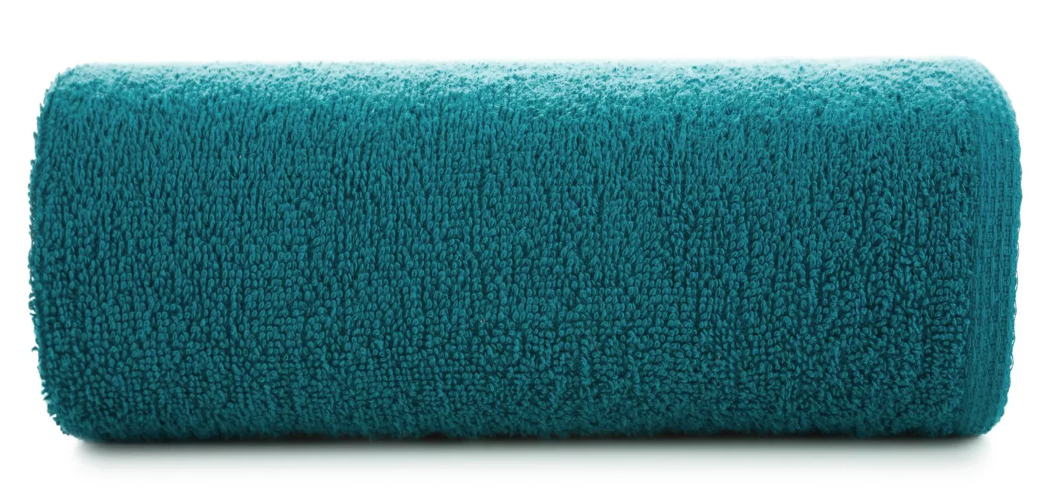 Ręcznik kąpielowy 50x100 cm bawełniany kolor ciemnoturkusowy 400 g/m2 GŁADKI 1 Eurofirany