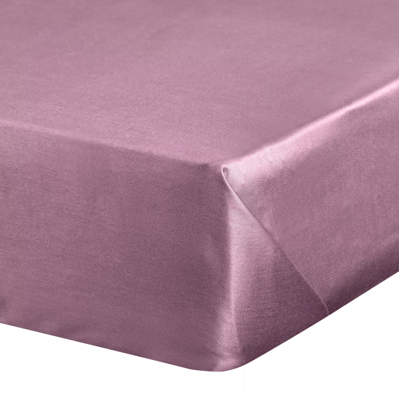 Prześcieradło bez gumki 220x210 cm z satyny bawełnianej kolor ciemnoróżowy 125 g/m2 DINA Diva Line Eurofirany