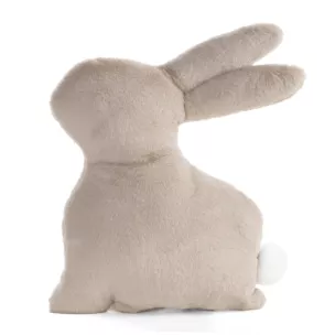 Wielkanocna poduszka w kształcie zajączka 35x39 cm beżowa WIOSNA 131 Eurofirany