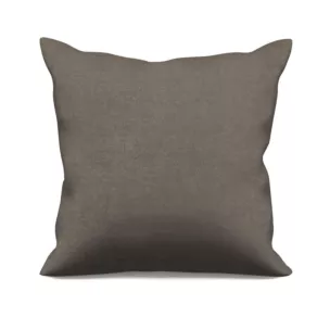 Poszewka szyta ADESSA grafitowa z miękkiej tkaniny o welurowej strukturze