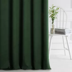 Tkanina zasłonowa miękka gładka o zamszowym chwycie Eurofirany