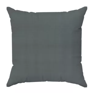 Poszewka szyta DORA - HIT grafitowa z miękkiej tkaniny o welurowej strukturze