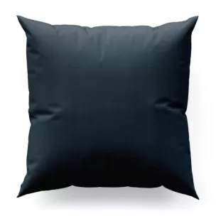 Poszewka szyta DORA - HIT granatowa z miękkiej tkaniny o welurowej strukturze