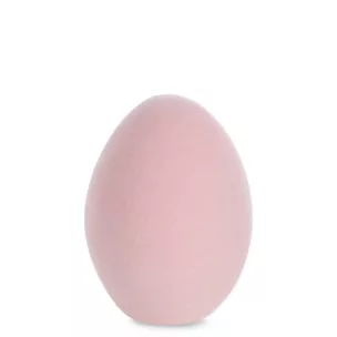 Wielkanocna figurka w kształcie jajka o strukturalnym meszkowym wykończeniu Eurofirany