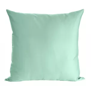 Poszewka na poduszkę 40x40 cm z satyny bawełnianej miętowa NOVA Eurofirany