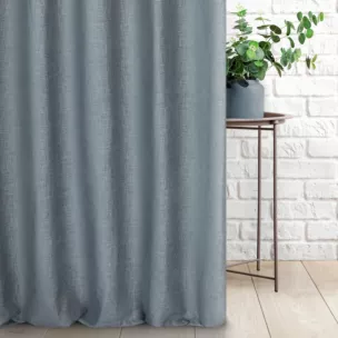 Tkanina zasłonowa szenilowa przetykana błyszcząca nicią Eurofirany