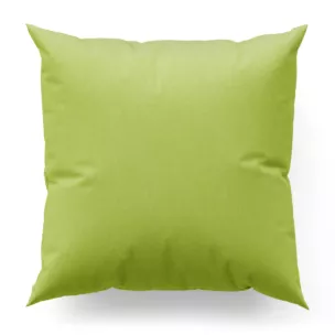 Poszewka szyta oliwkowa z miękkiej tkaniny o welurowej strukturze