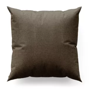 Poszewka na wymiar jasnobrązowa o naturalnym charakterze, z widocznym, ozdobnym splotem