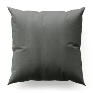 Poszewka szyta stalowa z błyszczącej tkaniny zaciemniającej
