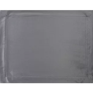 Komplet podkładek 4 szt stalowych welwetowy MELINDA z ozdobną listwą