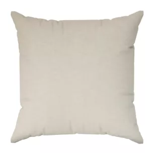 Poszewka szyta kremowa o naturalnym, gęstym splocie w stylu eko