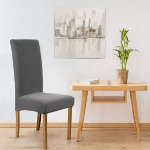 Uniwersalny pokrowiec na krzesło welwetowy nie wchłaniający wilgoci DESIGN 91