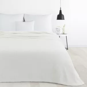 Koc polarowy 150x200 cm biały LORI DESIGN 91 Eurofirany