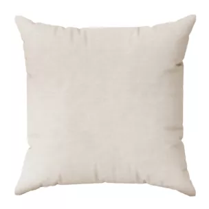 Poszewka szyta LUXOR kremowa z eleganckiej lśniącej tkaniny o drobnym splocie