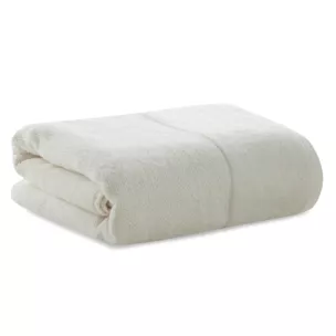 Ręcznik kąpielowy FERO z welwetową bordiurą kremowy 50x90 cm Eurofirany