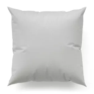 Poszewka szyta srebrna ze strukturalnej tkaniny typu blackout, zaciemniająca w 100%