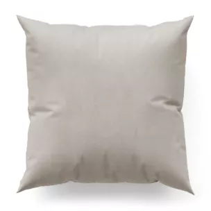 Poszewka na wymiar jasnobeżowa z miękkiej tkaniny welwetowej