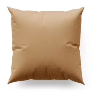 Poszewka szyta złota z miękkiej tkaniny o welurowej strukturze