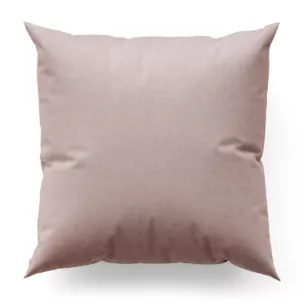 Poszewka szyta ciemnoróżowa z miękkiej tkaniny o welurowej strukturze