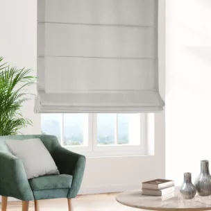 Roleta rzymska ciemnokremowa z gładkiego, matowego welwetu