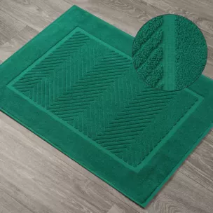 Dywanik łazienkowy z bawełny frotte z ozdobnym wzorem Eurofirany