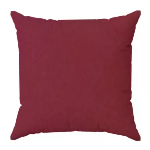 Poszewka szyta LUXOR bordowa z eleganckiej lśniącej tkaniny o drobnym splocie