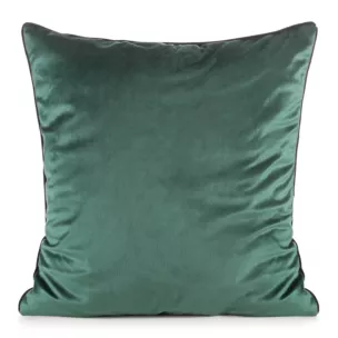 Poszewka welwetowa GAJA 2 jednokolorowa z ozdobną lamówką Eurofirany