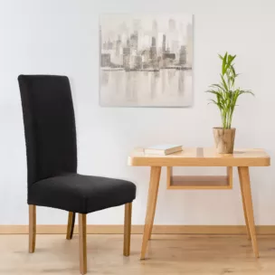 Uniwersalny pokrowiec na krzesło welwetowy nie wchłaniający wilgoci DESIGN 91