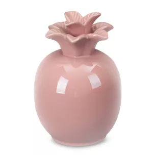 Figurka ceramiczna różowa ananas z perłowym połyskiem średnica 11x16 cm SIMONA Eurofirany