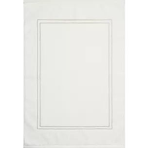 Dywanik łazienkowy OLIVIA zdobiony haftowanymi pasami Eurofirany