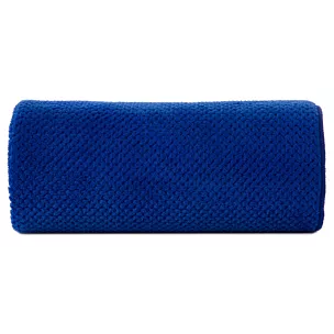Ręcznik kąpielowy 50x90 cm szybkoschnący z mikrofibry kolor granatowy o ryżowej strukturze 280 g/m2 ZOE 1 Eurofirany